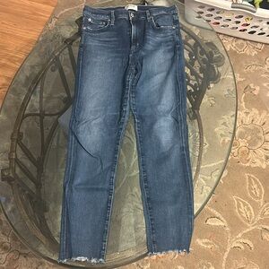 Agolde High Rise Blue Jeans Classic Style